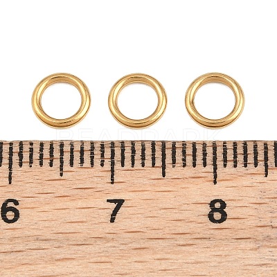 Ion Plating(IP) 304 Stainless Steel Closed Jump Rings STAS-G393-06G-06-1
