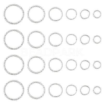 Iron Textured Jump Rings IFIN-CJ0001-24-1