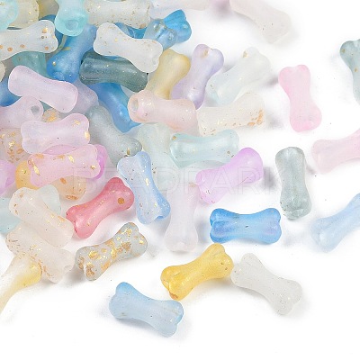 Gradient Color Transparent Acrylic Beads OACR-M023-01K-1