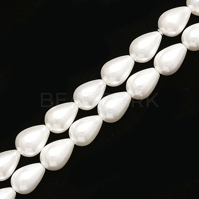 Shell Pearl Beads Strands PEAR-T005-03-1