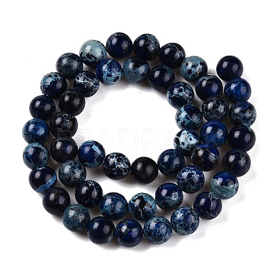 Natural Imperial Jasper Beads Strands G-N342-63A-1
