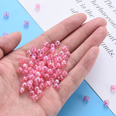 Transparent Acrylic Beads MACR-S370-B6mm-704-1