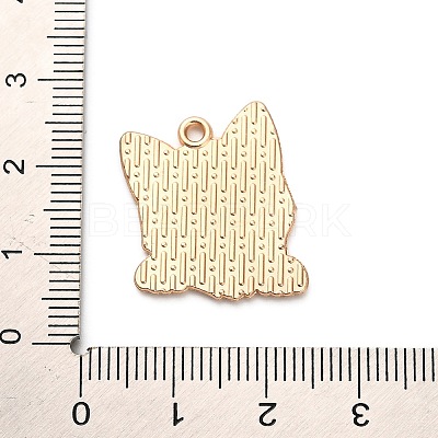Animal Puppy Alloy Enamel Pendants X-FIND-V001-03G-01-1