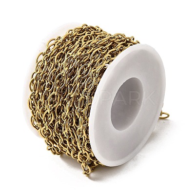 304 Stainless Steel Oval Link Chains CHS-C018-04G-1