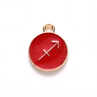 Alloy Enamel Pendants LS-ENAM-S124-01A-07F-1