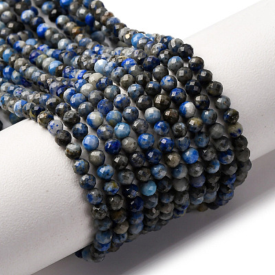 Natural Lapis Lazuli Beads Strands G-L629-B01-3mm-02-1