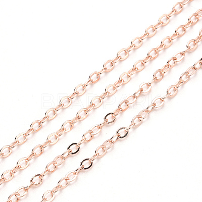 Brass Cable Chains CHC-T008-06A-RG-1