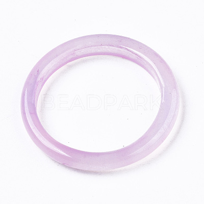 Natural White Chalcedony Linking Rings G-N0326-036-01-1