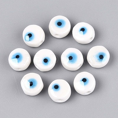 Handmade Porcelain Ceramic Beads PORC-T006-04N-01-1