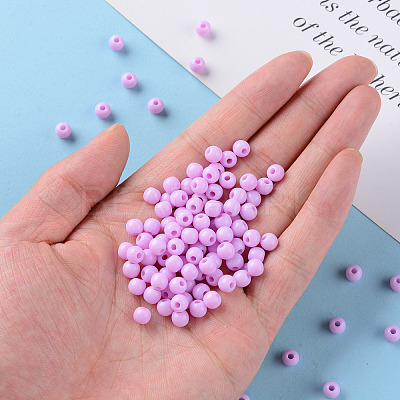 Opaque Acrylic Beads LS-X-MACR-S370-C6mm-A03-1