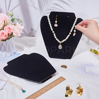 2Pcs Desktop Paper Necklace Display Stands NDIS-SC0001-03A-1