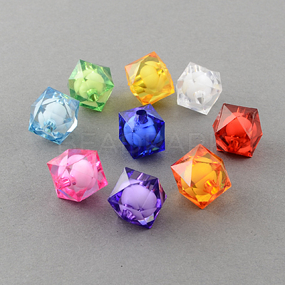 Transparent Acrylic Beads TACR-S112-8mm-M-1