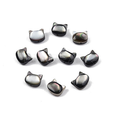 Natural Black Lip Shell Beads SSHEL-N003-147A-1
