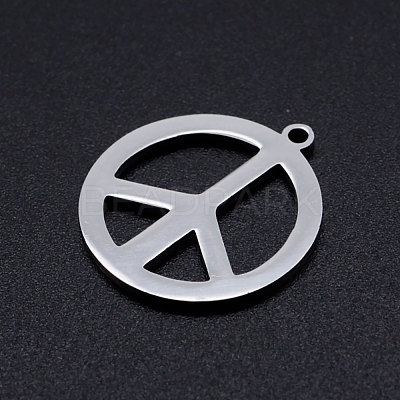 Tarnish Resistant 201 Stainless Steel Pendants STAS-T046-JN266-1-1