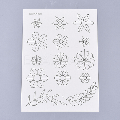 DIY Paper Quilling Strips Sets: Random Color Paper Quilling Strips DIY-S038-002-1