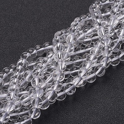 Synthetic Quartz Crystal Beads Strands X-GSR6mmA039-1-1
