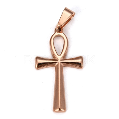 304 Stainless Steel Pendants STAS-P253-11RG-1