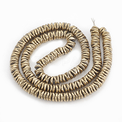 Electroplate Non-magnetic Synthetic Hematite Beads Strands X-G-N0321-07K-1