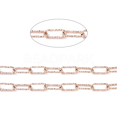 304 Stainless Steel Paperclip Chains CHS-A007-01RG-1