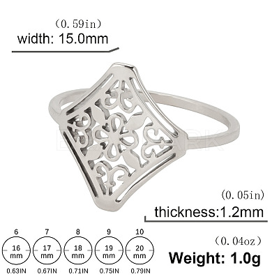 201 Stainless Steel Finger Rings FS-WG07FAA-02-1