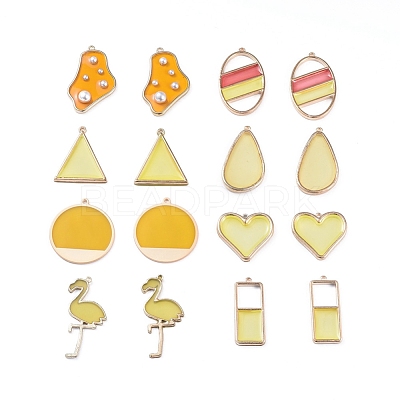 Epoxy Resin Pendants RESI-X0001-11-1