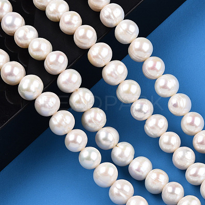 Natural Cultured Freshwater Pearl Beads Strands PEAR-N013-08C-1