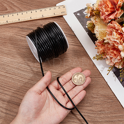 20M Round Cowhide Leather Cord WL-WH0015-01C-02-1