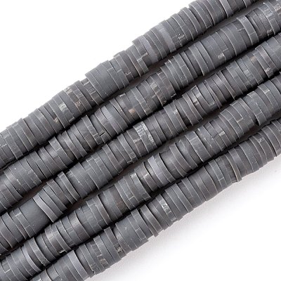 Handmade Polymer Clay Beads Strands CLAY-R089-6mm-Q062-1