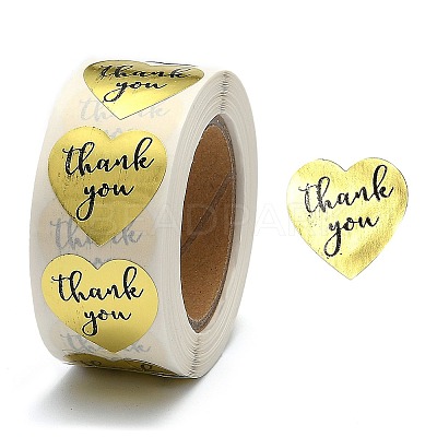 1 Inch Thank You Stickers LS-DIY-G021-13C-1