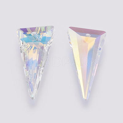 K9 Glass Rhinestone Pendants GLAA-K034-J01-1
