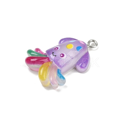 Marine Organism Resin Pendants RESI-Q022-03F-1