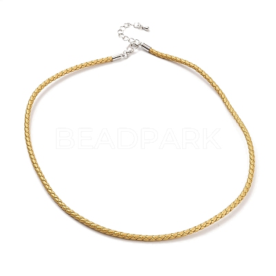 Braided Round Imitation Leather Bracelets Making BJEW-H610-01P-11-1