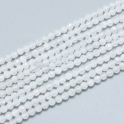 Natural Rainbow Moonstone Beads Strands G-D0003-E90-4MM-1