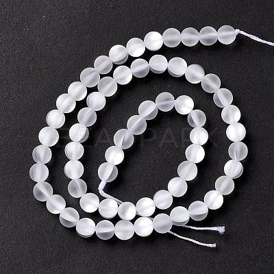 Synthetic Moonstone Beads Strands G-E573-01A-16-1