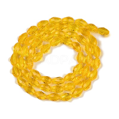 Transparent Glass Beads Strands EGLA-N013-T10mm-D04-1