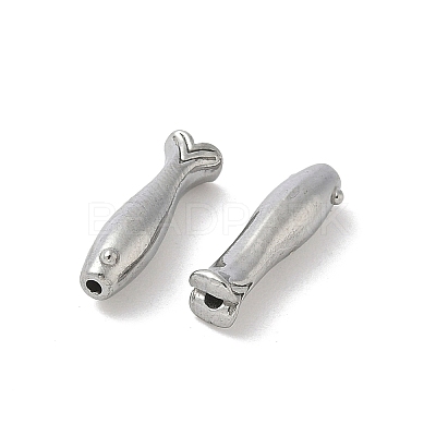 304 Stainless Steel Beads STAS-F320-15B-P-1