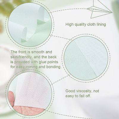 Polyester Interlinings Iron-on Adhesive Lining Fabrics DIY-WH0304-629-1