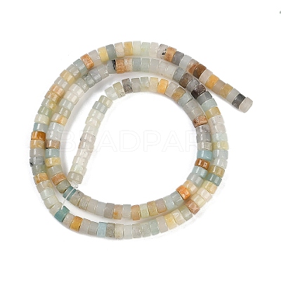 Natural Flower Amazonite Beads Strands LS-G-H230-36-1