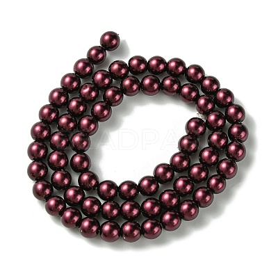 Eco-Friendly Grade A Glass Pearl Beads HY-J002-6mm-HX087-1
