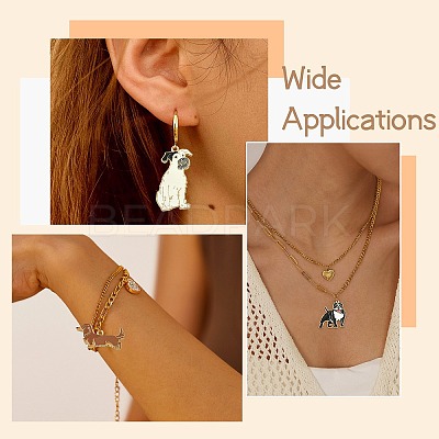 Alloy Enamel Pendants Sets ENAM-CJC0013-24-1