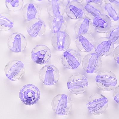 Transparent Acrylic Beads TACR-S154-10A-47-1