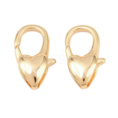 Brass Lobster Claw Clasps KK-H287-08D-G-1