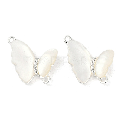 Brass Micro Pave Cubic Zirconia Pendants KK-U043-33S-01-1