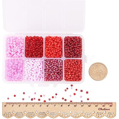 8/0 Round Glass Seed Beads SEED-PH0006-3mm-05-1