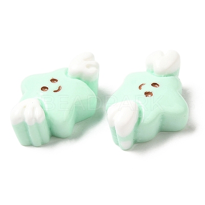 Cartoon Opaque Resin Cabochons RESI-C039-01B-1
