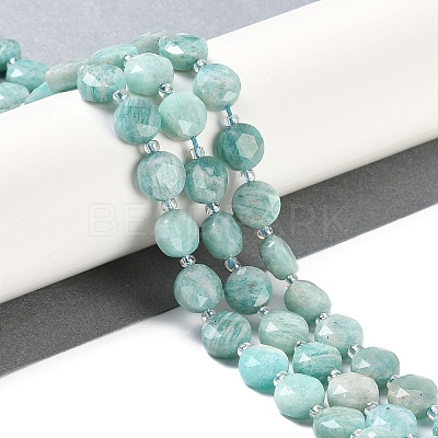 Natural Amazonite Beads Strands G-N342-18-1