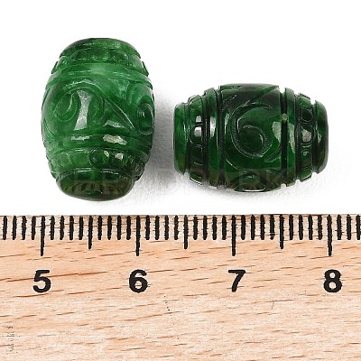 Natural Myanmar Jade Dyed Beads G-D364-09A-1