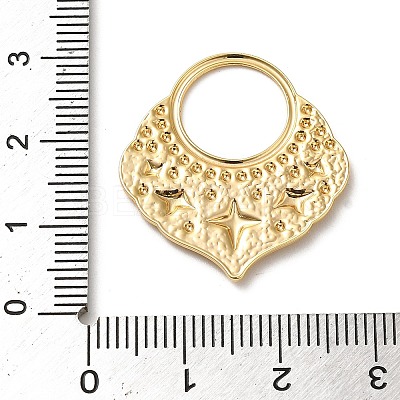Brass Pendants X-KK-O100-04G-1