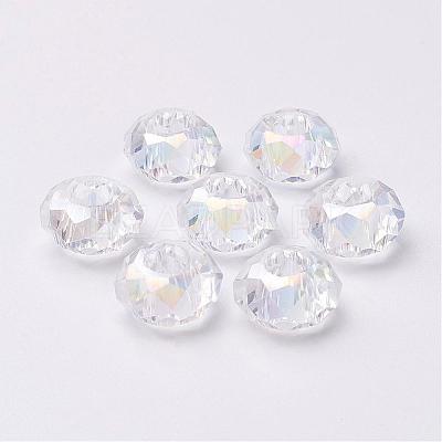 Glass European Beads GDA010-01-1