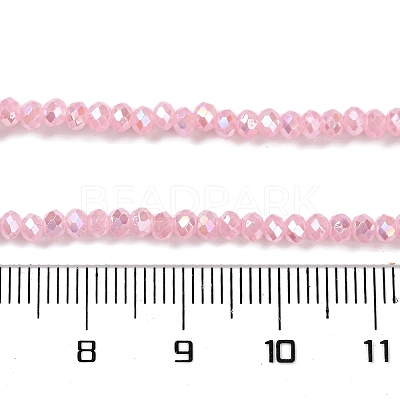 Baking Electroplate Glass Beads Strands DGLA-A039-J2MM-B15-1